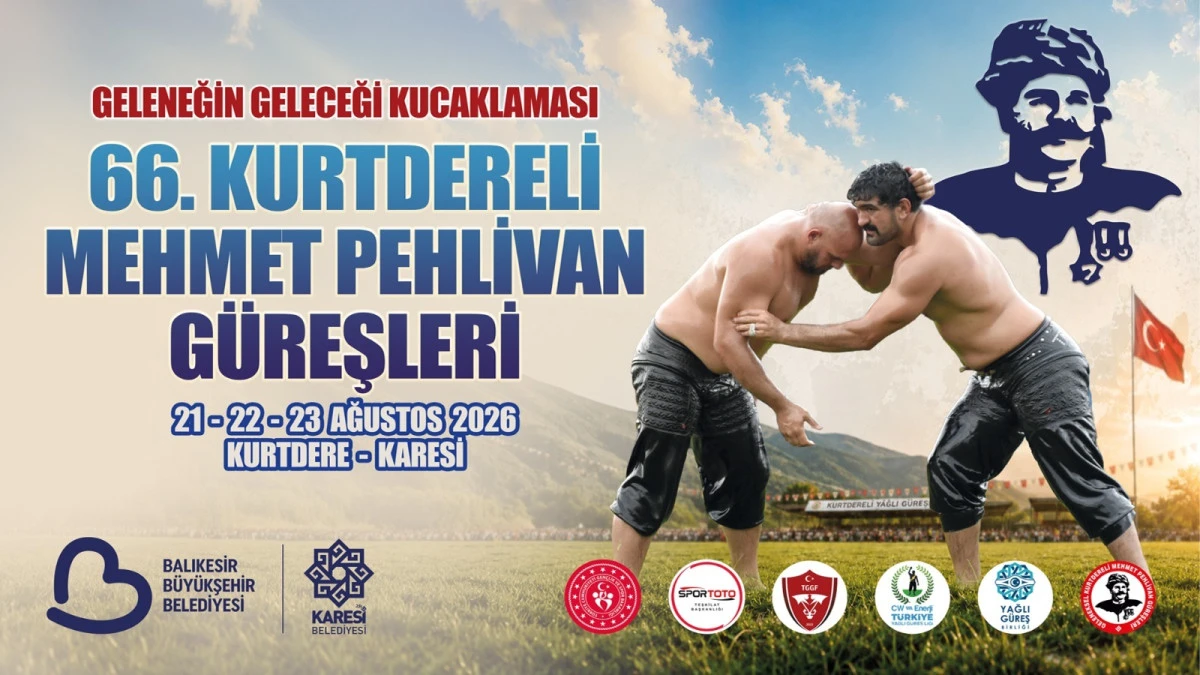 66. Geleneksel Kurtdereli Mehmet Pehlivan Yağlı G&uuml;reşleri Başlıyor