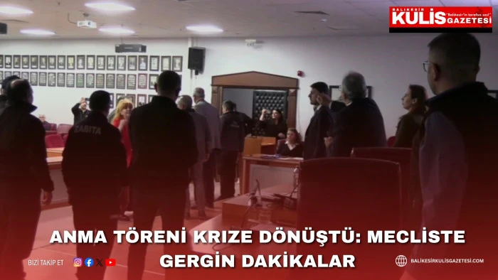 Anma t&ouml;reni krize d&ouml;n&uuml;şt&uuml;: Mecliste gergin dakikalar