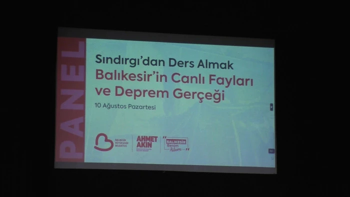 Balıkesir&rsquo;in Fay Hatları ve Deprem Riski D&uuml;zenlenen Panelde Uzmanlarca Değerlendirildi