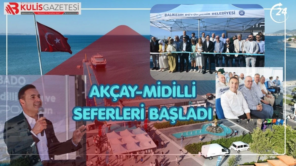 Başkan S&ouml;z&uuml;n&uuml; Tuttu ,Ak&ccedil;ay-Midilli Seferleri Başladı!