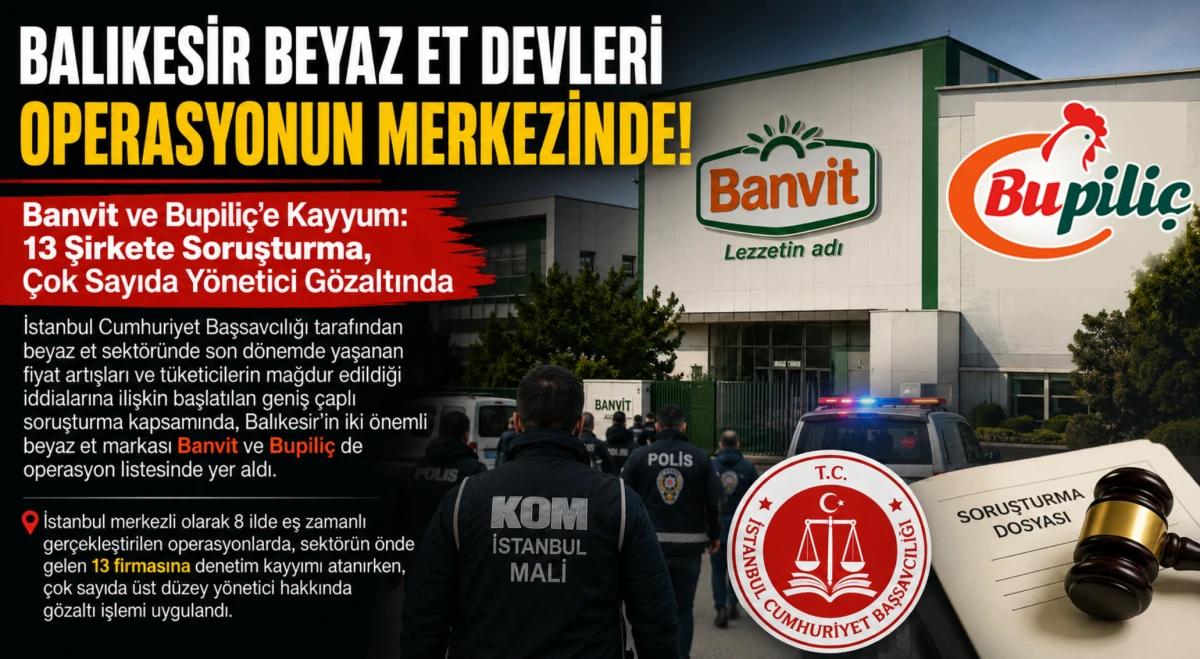 Beyaz Et Sekt&ouml;r&uuml;nde Deprem: Banvit ve Bupili&ccedil; Soruşturma Kapsamında