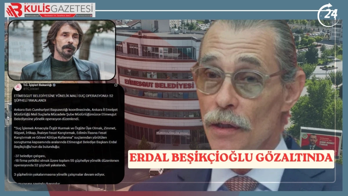 Erdal Beşik&ccedil;ioğlu G&ouml;zaltında