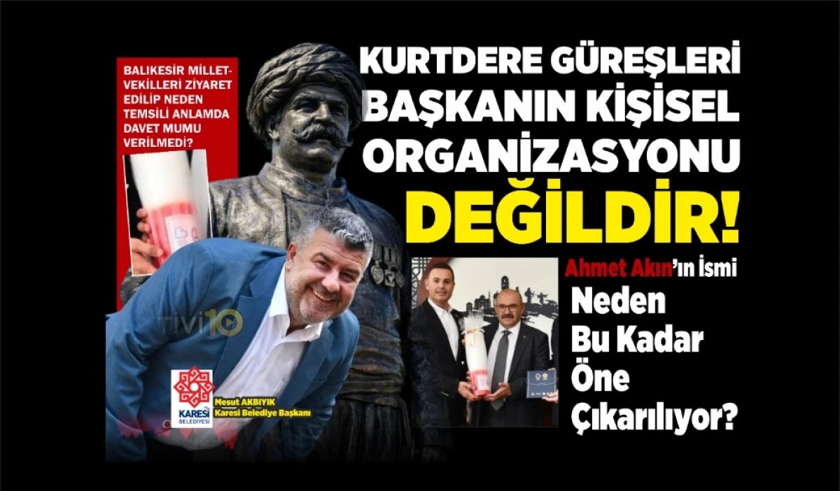 Kurtdere G&uuml;reşleri Başkanın Kişisel Organizasyonu Değildir!